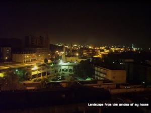 Vue sur la commune d'Elbouni la Nuit