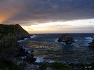 Fin de journée à la plage Vivier