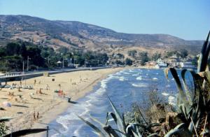 Algérie, l'une des plages à Annaba (ex Bône), la plage Chapuis dans les années 1961