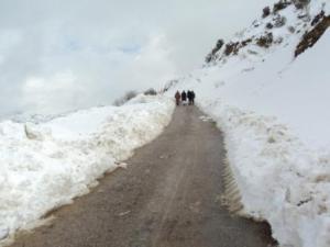 Bouzelatène sous la neige