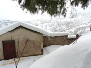 Bouzelatène sous la neige