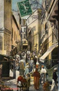 صورة قديمة لحي القصبة بالجزائر العاصمة (الفترة الإستعمارية)