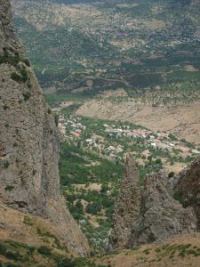 منظر علوي لقرية  منصورة