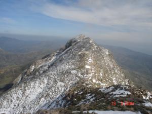 قمة جبل مسيد عيشة من المنطقة الوسطى