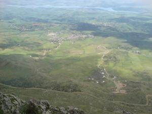 منظر عام لبلدية حمالة من قمة الجبل