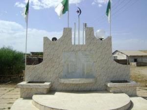 Stèle Commémorative au centre ville de Cheurfa (Wilaya de Annaba)