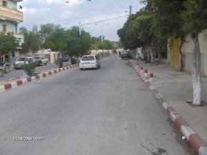 الشارع الرئيسي لقرية  وادي سڨين