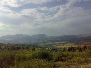 Vue sur la Montagne de Debbagh depuis les Hauteurs environnantes de Guelma