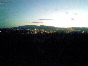 Guelma durant le Crépuscule vue de La route de Heliopolis