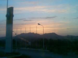 Vue sur le Mont Debbagh depuis Bab Annaba (Wilaya de Guelma)