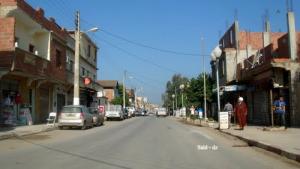Un Boulevard de la ville de  Boumahra Ahmed