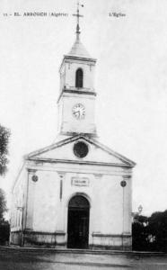 الكنيسة القديمة لمدينة  العروش  في الفترة الإستعمارية (ولاية قسنطينة)