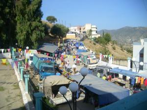 صورة من السوق الأسبوعي لبلدية  دراع قبيلة