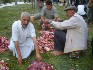 الوزيعة بمناسبة عيد الأضحى في قرية  أغلاد  (بلدية المروج) 5