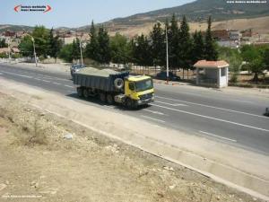 Route Nationale 21 Guelma -Annaba traversant la commune de  Guelaat Bou Sbaa