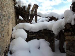 Bouzelatène sous la neige