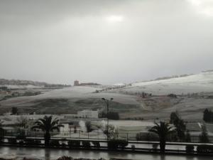 Cité 20 Août 1955 sous la neige (Wilaya de Constantine)