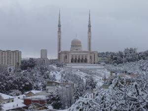 Mosquée de l'Emir Abdelkader sous la Neige (Constantine)