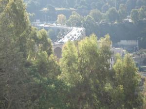 Vue sur le pont Sidi Rached depuis l'Hôtel Cirta - Constantine
