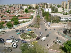un Rond Point au Centre ville de Constantine