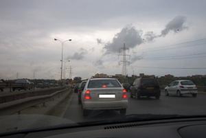 Embouteillages sur la rocade Sud de Constantine