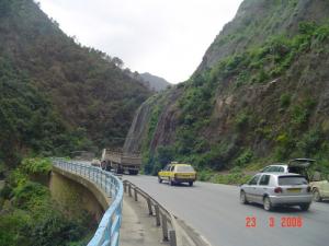 Sur la route nationale 1 vers Médéa