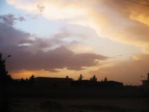 Coucher de Soleil sur Médéa