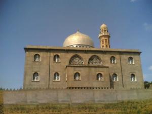 Vue sur la Mosquée  Mouad Ibn Djebel  à Médéa