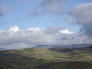 Vue depuis la commune de  Damiette