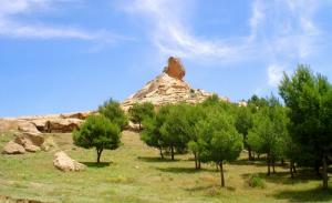 Le Rocher à Kef Lakhdar (Wilaya de Médéa)