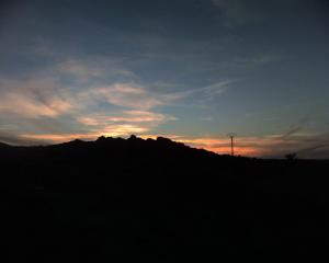 Coucher de Soleil sur la commune de Kef Lakhdar