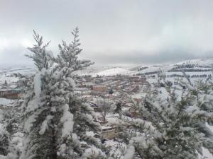 Neige sur la commune de Ben Chicao