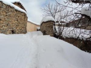 Bouzelatène sous la neige