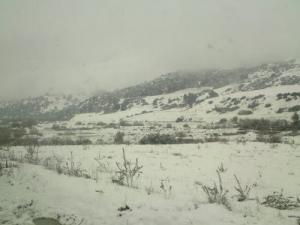 Neige sur les Montagnes de Médéa