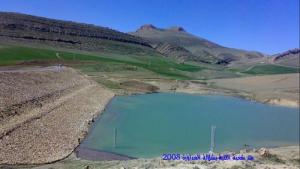 Vue sur le Barrage de Boughezzoul