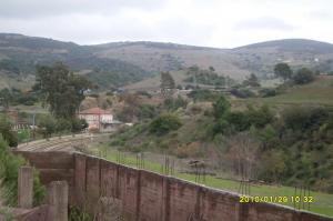 مدخل محطة السكة الحديدية لمدينة مليانة