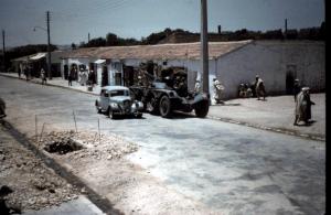 صورة لسيارة أجرة ببلدية شريعة سنة 1962 (1)