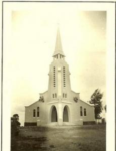 كنيسة بلدية  عين مران  في الفترة الإستعمارية