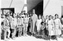 المدرسة الإبتدائية لمدينة  شطمة  سنة 1963 (1)