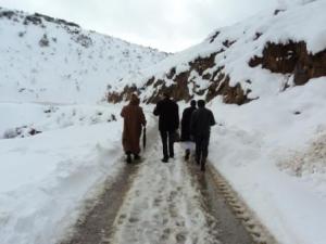Bouzelatène sous la neige