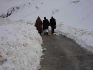 Bouzelatène sous la neige