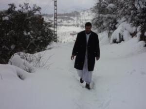 Bouzelatène sous la neige