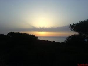 Coucher de Soleil sur la périphérie de Mostaganem