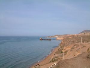 Épave sur la Plage de Sidi Mejdoub