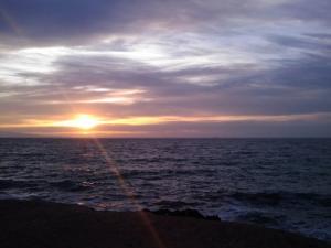 Coucher de Soleil Sur la côte Mostaganemoise