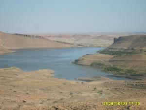 Barrage Ksob dans la wilaya de M'sila