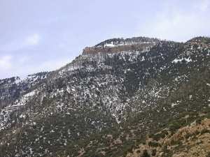 جبل  شيلية  تحت الثلوج