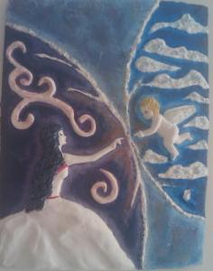 إنجاز فني على النسيج