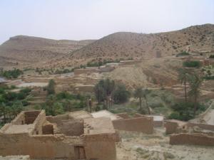 Antiques Bâtisses dans la périphérie de Msila