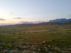 Paysage dans la périphérie de Msila